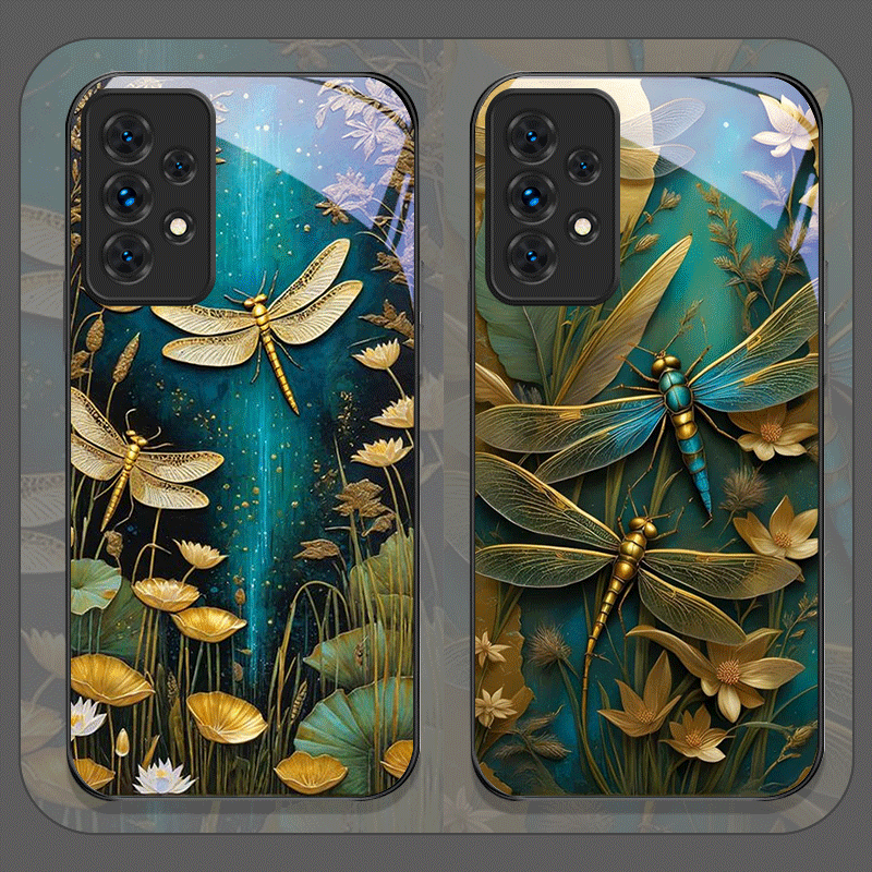 꽃무늬 황금 잠자리 강화유리 폰 케이스 삼성 갤럭시 A - Samsung Galaxy A55 리뷰 및 가격